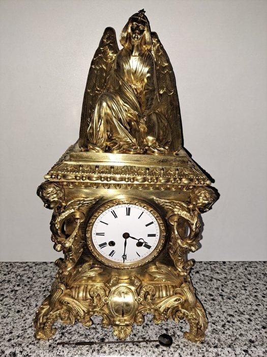 Pendule - Brons - 1800-1850, Antiek en Kunst, Antiek | Klokken