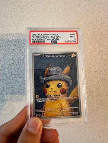 Pokémon - 1 Graded card - Van Gogh Pikachu - PSA 9