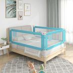 vidaXL Bedhekje peuter 140x25 cm stof blauw, Verzenden, Nieuw