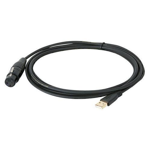 DAP UCI-10 USB XLR Microfoon Audio Interface kabel, Muziek en Instrumenten, Kabels en Stekkers, Verzenden