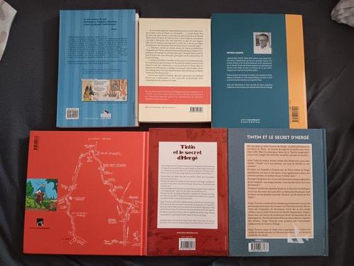 Ensemble de 11 livres sur Hergé / Tintin + dédicace de, Boeken, Stripboeken