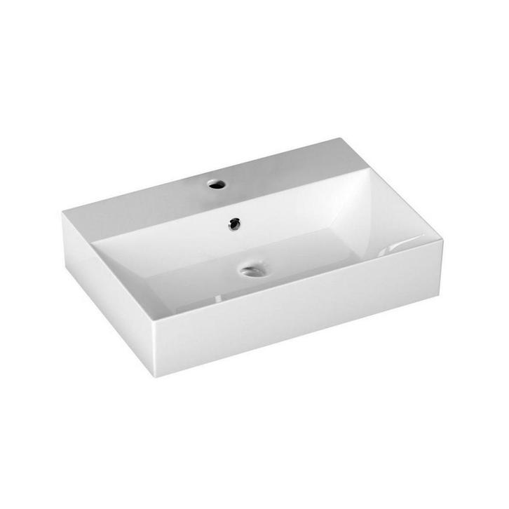 Wastafel Opbouw Sapho Aqualine Rechthoekig 60x42x13.3 cm, Doe-het-zelf en Verbouw, Sanitair, Overige typen, Nieuw, Ophalen of Verzenden