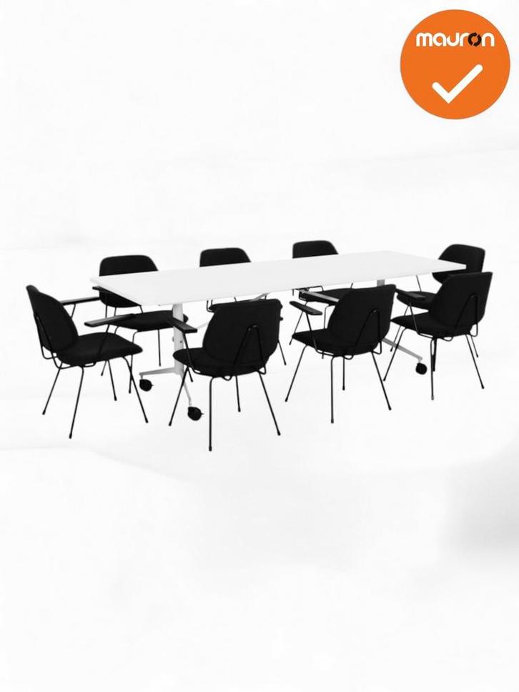 Inklapbare vergadertafel klaptafel Fold verrijdbaar - Wit -, Zakelijke goederen, Kantoor en Winkelinrichting | Kantoormeubilair en Inrichting