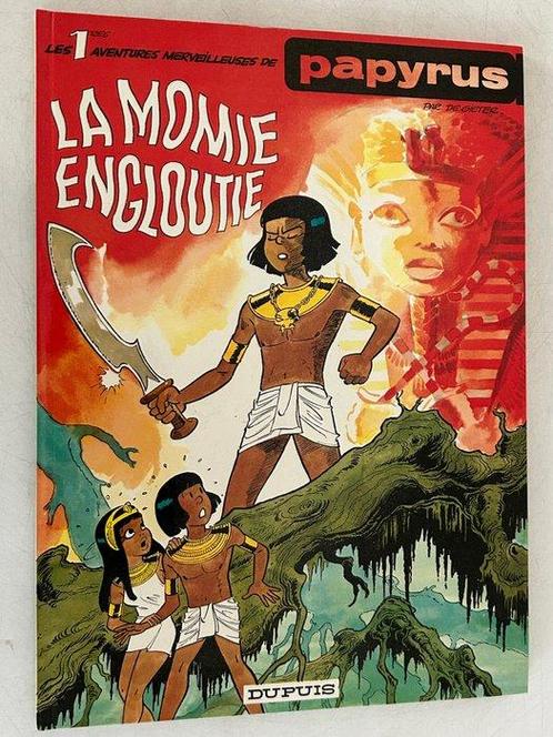 Papyrus T1 - La Momie engloutie + dédicace - C - 1 Album -, Boeken, Stripboeken