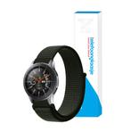 Nylon smartwatch bandje – Donkergroen 22mm - Universeel, Telecommunicatie, Mobiele telefoons | Toebehoren en Onderdelen, Nieuw