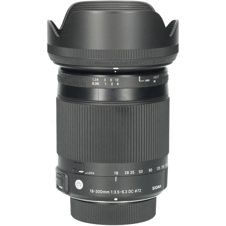 Sigma 18-300mm f/3.5-6.3 DC OS HSM Macro Contemporary Nikon, Audio, Tv en Foto, Fotografie | Lenzen en Objectieven, Telelens, Gebruikt