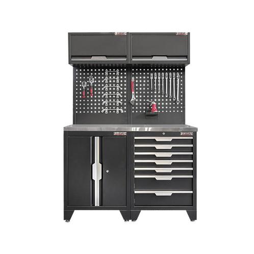Gereedschapskasten set wandlengte 136 cm.  metaal omkleed, Doe-het-zelf en Verbouw, Werkbanken, Ophalen of Verzenden