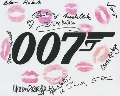 James Bond - Signed and Kissed by 10 Bond Girls!, Verzamelen, Film en Tv
