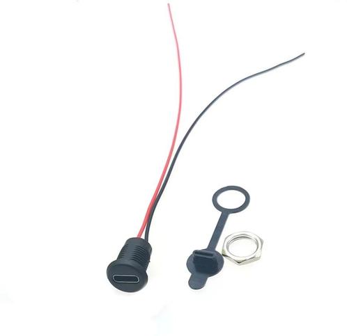 Inbouw USB-C poort - 2 aderig - 5 Volt, Auto diversen, Auto-accessoires, Nieuw, Ophalen of Verzenden
