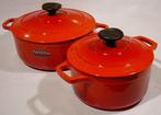 Chasseur - Pan - Gietijzer, email - 2 braadpannen/cocottes