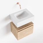 MONDIAZ ANDOR 40cm toiletmeubel washed oak. LEX 40cm, Ophalen of Verzenden, Nieuw, Bad