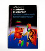 Statis.in woorden 9789001799564 Slotboom, Boeken, Verzenden, Gelezen, Slotboom