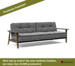 Innovation Dublexo vouwbank 115x210 cm met eiken armleuning, Huis en Inrichting, Fauteuils, Ophalen of Verzenden, Nieuw, Overige materialen
