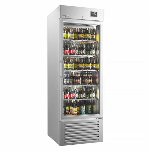 GGM Gastro | Drankenkoelkast SUPERCOOLER - met 1 glazen deur, Witgoed en Apparatuur, Koelkasten en IJskasten, 140 tot 160 cm, Nieuw
