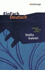 Emilia Galotti Ein Trauerspiel in funf Aufzuge 9783140222808, Zo goed als nieuw