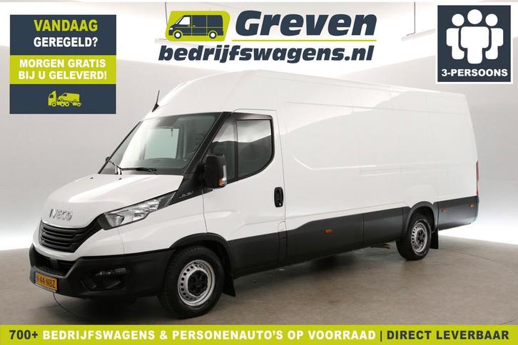 Iveco Daily 35S16V 157PK L3H2, Auto's, Bestelauto's, Onderhoudsboekje, Lease, Handgeschakeld, Wit, Iveco, Financial lease, Stof