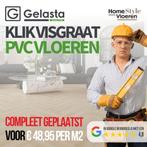 Gelasta Klik Visgraat PVC – Geplaatst voor €48,95 per m²!, Garantie, Tapijt of Kunststof