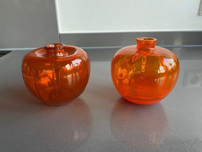 Glasfabriek Leerdam - A.D. Copier - Vaas (2) - Glas -, Antiek en Kunst, Antiek | Glas en Kristal