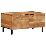 vidaXL Salontafel 80x50x40 cm Massief Acaciahout, Verzenden, Nieuw, Overige houtsoorten, 50 tot 100 cm