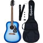 Epiphone Starling Acoustic Guitar Player Pack Starlight Blue, Nieuw, Verzenden