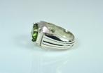Zonder Minimumprijs - Ring Zilver Granaat - Tsavorite garnet, Nieuw
