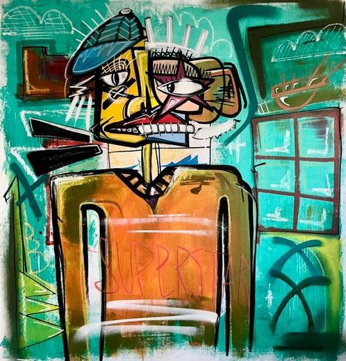 Manito Filip Makowiak (1984) - Superstar, Antiek en Kunst, Kunst | Schilderijen | Modern