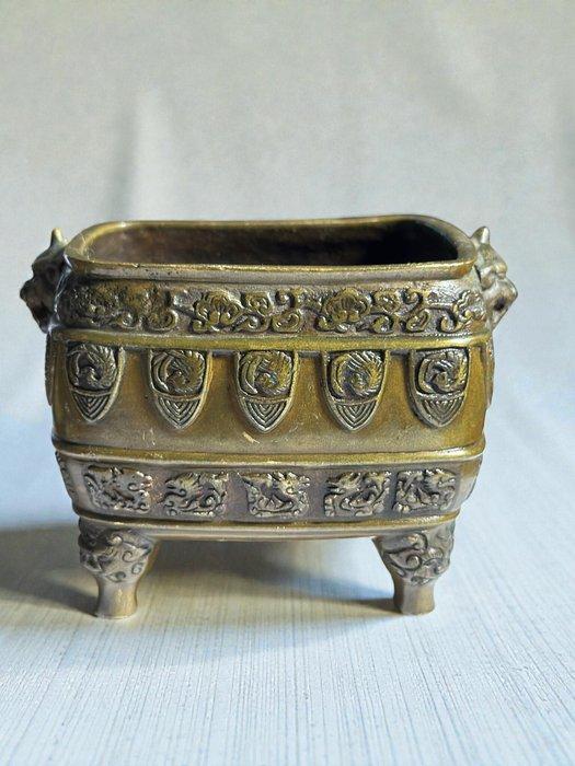 Bronswierookbrander - Brons - China - 20e eeuw, Antiek en Kunst, Antiek | Overige Antiek