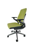 Steelcase Gesture Bureaustoel, Full Option Uitvoering, Groen, Ergonomisch, Bureaustoel, Zo goed als nieuw