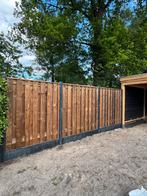 Hout en/of beton schuttingen, Tuin en Terras, Nieuw, Hout, 2 meter of meer