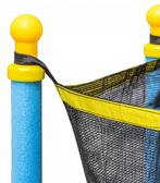 Trampoline met net - Ø 140 cm - tot 45 kg - blauw geel, Ophalen of Verzenden, Nieuw