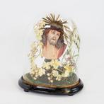 Stolp - Gips, Glas - 1860-1880 - Votiefklok - Lijdende, Antiek en Kunst
