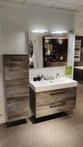 Primabad Coast 100cm keramisch wastafelmeubel incl kast