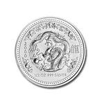 Lunar I - Year of the Dragon - 1/2 oz 2000 (52.956 oplage), Verzenden, Losse munt, Zilver