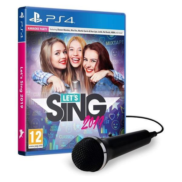 Lets Sing 2019 + 1 USB Microfoon PS4 Morgen in huis!, Spelcomputers en Games, Games | Sony PlayStation 4, 3 spelers of meer, Zo goed als nieuw