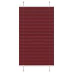 vidaXL Plissé rolgordijn 75x100 cm stofbreedte 74,4 cm, Verzenden, Nieuw, Rood
