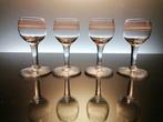 Drinkglas (4) - cristal shot glasses - Kristal, Antiek en Kunst, Antiek | Glas en Kristal