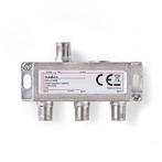 F connector splitter - Nedis (3-weg, 10.5 dB), Verzenden, Nieuw