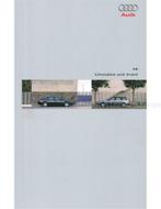 1999 AUDI A6 BROCHURE DUITS, Nieuw, Audi, Author