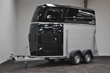 DEMO: Atec APT1600 Thensa zwart metallic Paardentrailer beschikbaar voor biedingen
