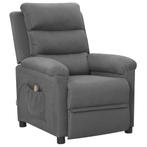 vidaXL Massagestoel stof lichtgrijs, Sport en Fitness, Massageproducten, Verzenden, Nieuw