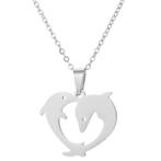 Fako Bijoux® - Ketting Met Hanger - Stainless Steel - RVS -, Sieraden, Tassen en Uiterlijk, Kettingen, Verzenden, Nieuw