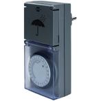 Brennenstuhl tijdschakelklok MZ 44, mechanisch stopcontact, Doe-het-zelf en Verbouw, Elektra en Kabels, Ophalen of Verzenden, Zo goed als nieuw