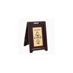 Rubbermaid Tweezijdig waarschuwingsbord - hout, Verzenden