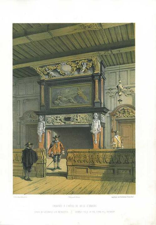 Zicht op Antwerp, Antiek en Kunst, Kunst | Etsen en Gravures