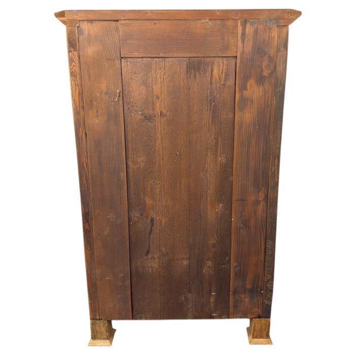 Commode - Wortelnotenhout - Biedermeier mit Säulen, Antiek en Kunst, Curiosa en Brocante