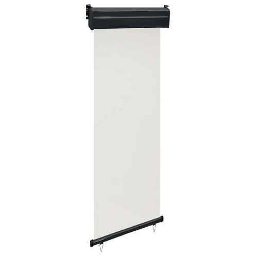 vidaXL Balkonscherm 65x250 cm crèmekleurig, Tuin en Terras, Zonneschermen, Nieuw, Verzenden