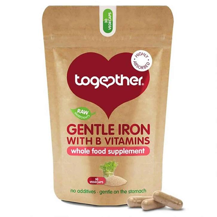 Gentle Iron capsules  Together  30 stuks, Sport en Fitness, Gezondheidsproducten en Wellness, Nieuw, Verzenden