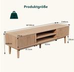 TV-Meubel 150 cm – Houten Kast met Deuren en Planken, Verzenden, Nieuw