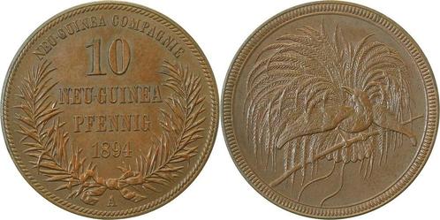 10 Pfennig Nebengebiete Neu-guinea 1894a, Postzegels en Munten, Munten | Europa | Niet-Euromunten, Verzenden