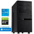 Intel Core i5 12400F met GeForce RTX 4060 - 32GB RAM - 1000G, Computers en Software, Desktop Pc's, Nieuw